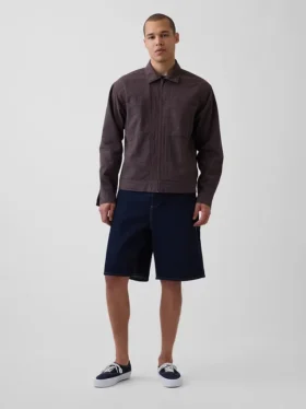 10,5" weite Denim-Carpenter-Shorts