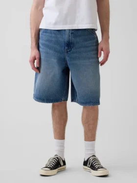 10,5″ weite Denim-Carpenter-Shorts