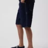 10,5" weite Denim-Carpenter-Shorts