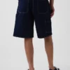 10,5" weite Denim-Carpenter-Shorts