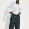 10,5" weite Denim-Carpenter-Shorts