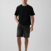 10,5" weite Jeans-Shorts