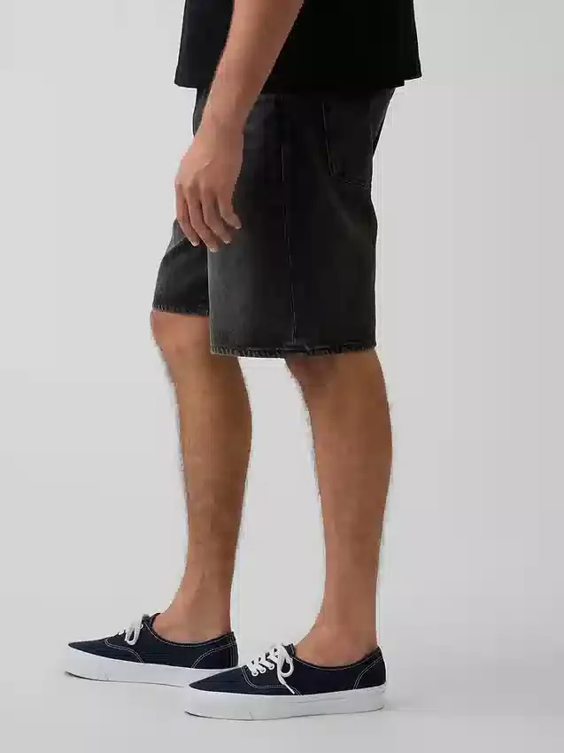 10,5" weite Jeans-Shorts