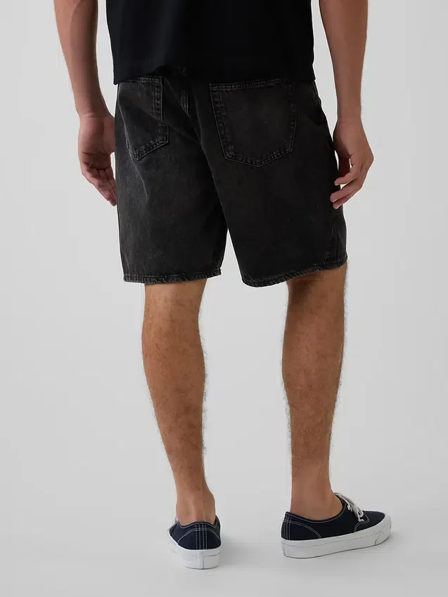 10,5" weite Jeans-Shorts