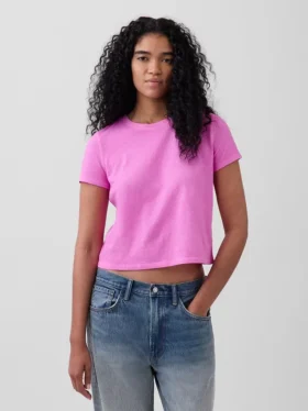 100 % Baumwolle – Authentisches Shrunken-T-Shirt