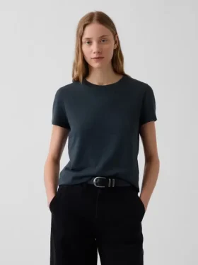 100 % Baumwolle – Authentisches Shrunken-T-Shirt