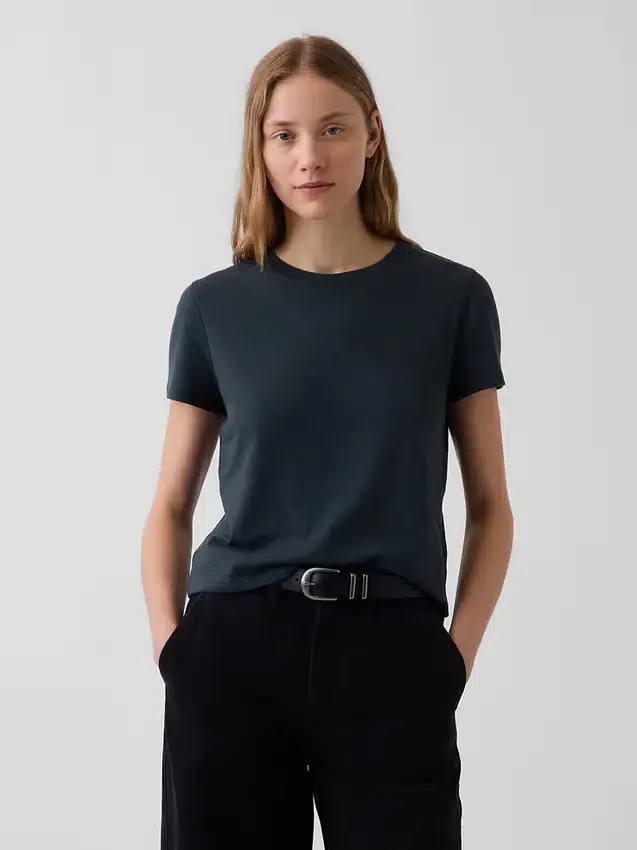 100 % Baumwolle – Authentisches Shrunken-T-Shirt