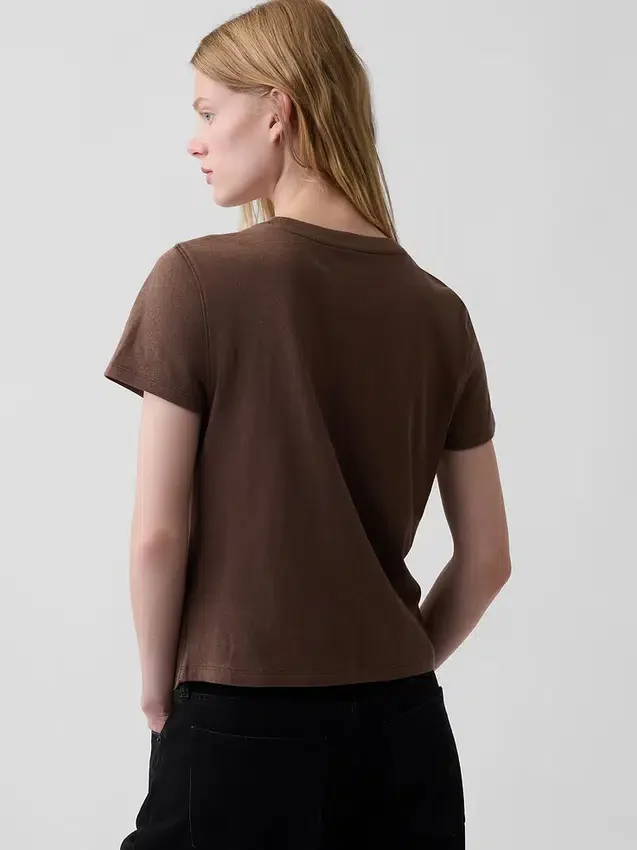 100 % Baumwolle – Authentisches Shrunken-T-Shirt