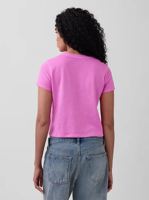 100 % Baumwolle – Authentisches Shrunken-T-Shirt