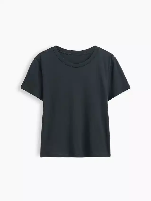 100 % Baumwolle – Authentisches Shrunken-T-Shirt