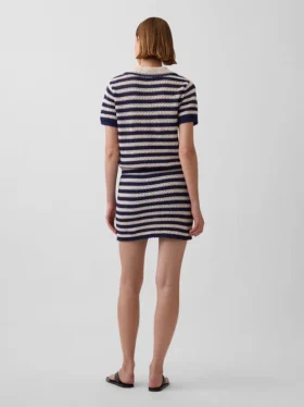 100 % Baumwolle, gehäkelter, leicht anzuziehender Mini-Skort