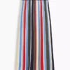 100 % Baumwolle, gestreift, bequemer Maxi-Pullover-Rock