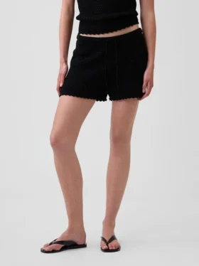 100 % Baumwolle – Häkel-Shorts zum einfachen Anziehen