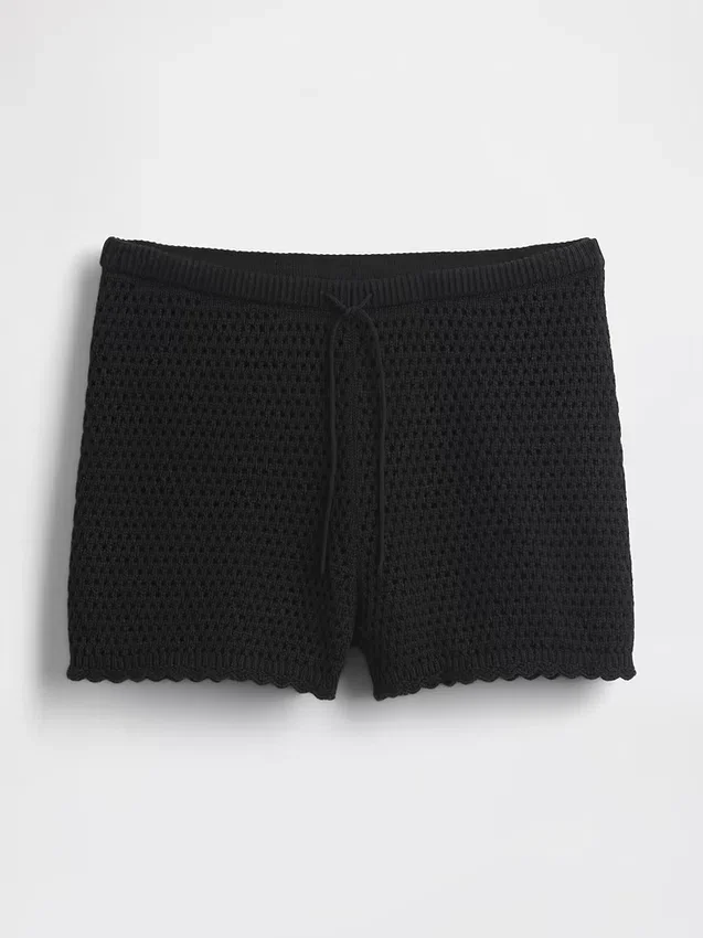 100 % Baumwolle – Häkel-Shorts zum einfachen Anziehen