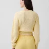 100 % Baumwolle – Kurzer Pullover mit Fässchenärmeln