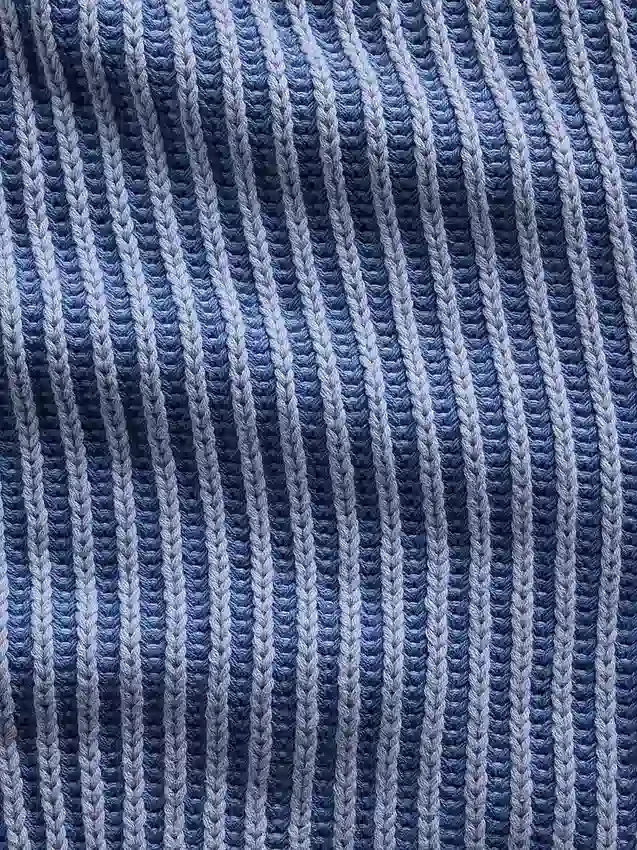 100 % Baumwolle – Kurzer Pullover mit Fässchenärmeln