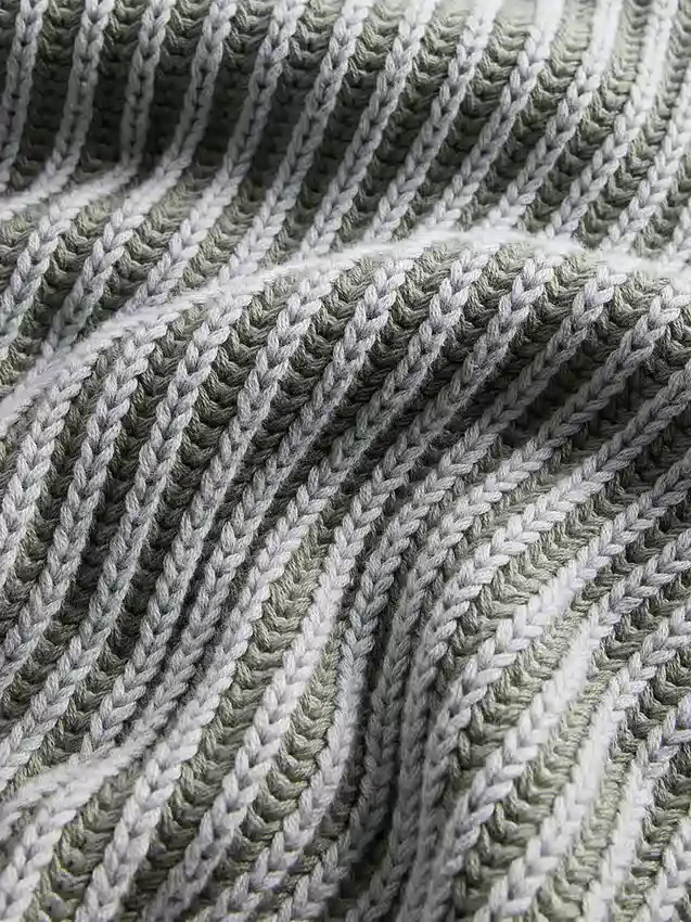 100 % Baumwolle – Kurzer Pullover mit Fässchenärmeln