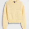100 % Baumwolle – Kurzer Pullover mit Fässchenärmeln