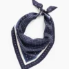 100 % Seide – Übergroßer dreieckiger Bandana-Schal