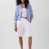 11,5" Vintagesoft-Frottee-Longline-Shorts