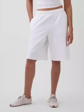 11,5″ Vintagesoft-Frottee-Longline-Shorts