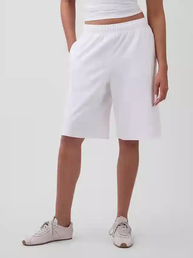11,5" Vintagesoft-Frottee-Longline-Shorts