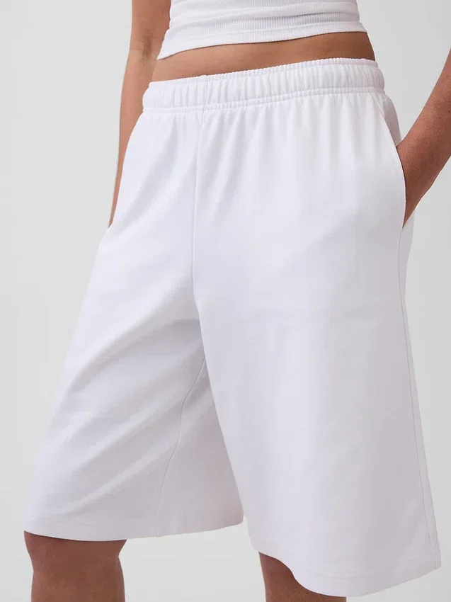11,5" Vintagesoft-Frottee-Longline-Shorts