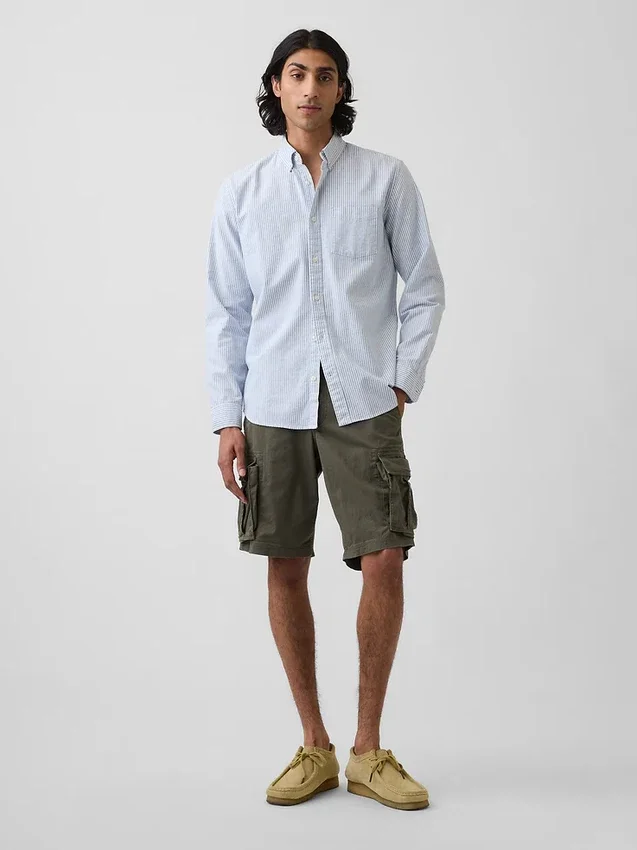 11" Cargo-Shorts in lockerer Passform