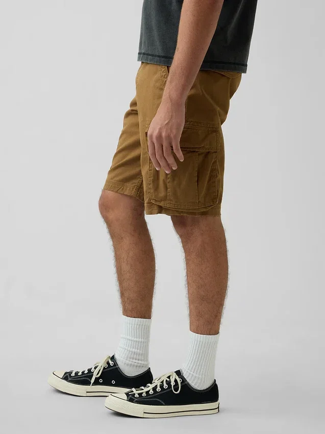11" Cargo-Shorts in lockerer Passform