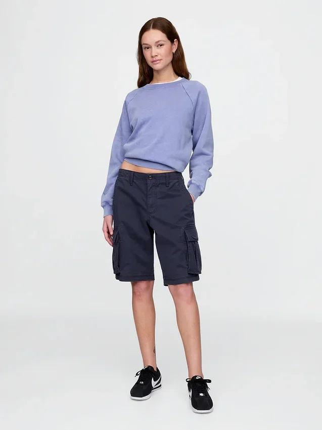 11" Cargo-Shorts in lockerer Passform