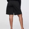 11" Denim-Shorts mit mittlerer Leibhöhe und verlängertem Schnitt