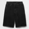 11" Denim-Shorts mit mittlerer Leibhöhe und verlängertem Schnitt