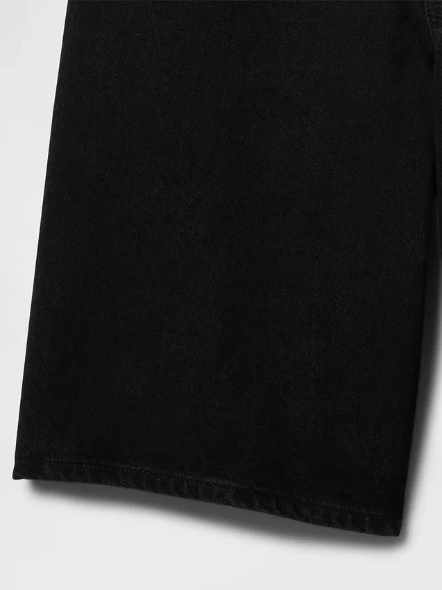 11" Denim-Shorts mit mittlerer Leibhöhe und verlängertem Schnitt