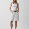 11" Mid-Rise-Longline-Jeansshorts