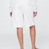 11" Mid-Rise-Longline-Jeansshorts