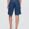 11" Mid-Rise-Longline-Jeansshorts
