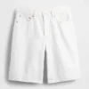 11" Mid-Rise-Longline-Jeansshorts