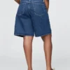 11" Mid-Rise-Longline-Jeansshorts