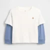 2-in-1-T-Shirt aus schwerer Baumwolle für Baby & Kleinkind