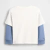 2-in-1-T-Shirt aus schwerer Baumwolle für Baby & Kleinkind
