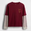 2-in-1-T-Shirt mit Grafik für Kinder