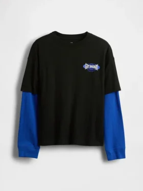 2-in-1-T-Shirt mit Grafik für Kinder
