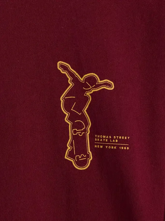 2-in-1-T-Shirt mit Grafik für Kinder