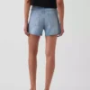 3,5" hohe, locker sitzende, gerade geschnittene Jeansshorts