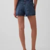 3,5" hohe, locker sitzende, gerade geschnittene Jeansshorts