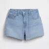 3,5" hohe, locker sitzende, gerade geschnittene Jeansshorts