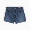 3,5" hohe, locker sitzende, gerade geschnittene Jeansshorts