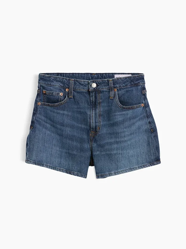 3,5" hohe, locker sitzende, gerade geschnittene Jeansshorts