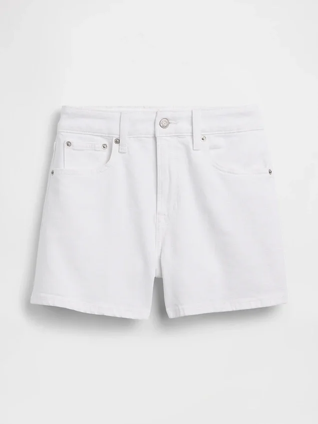 3,5" hohe, locker sitzende, gerade geschnittene Jeansshorts