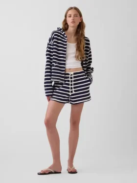 3,5" Lässige Shorts aus Frottee